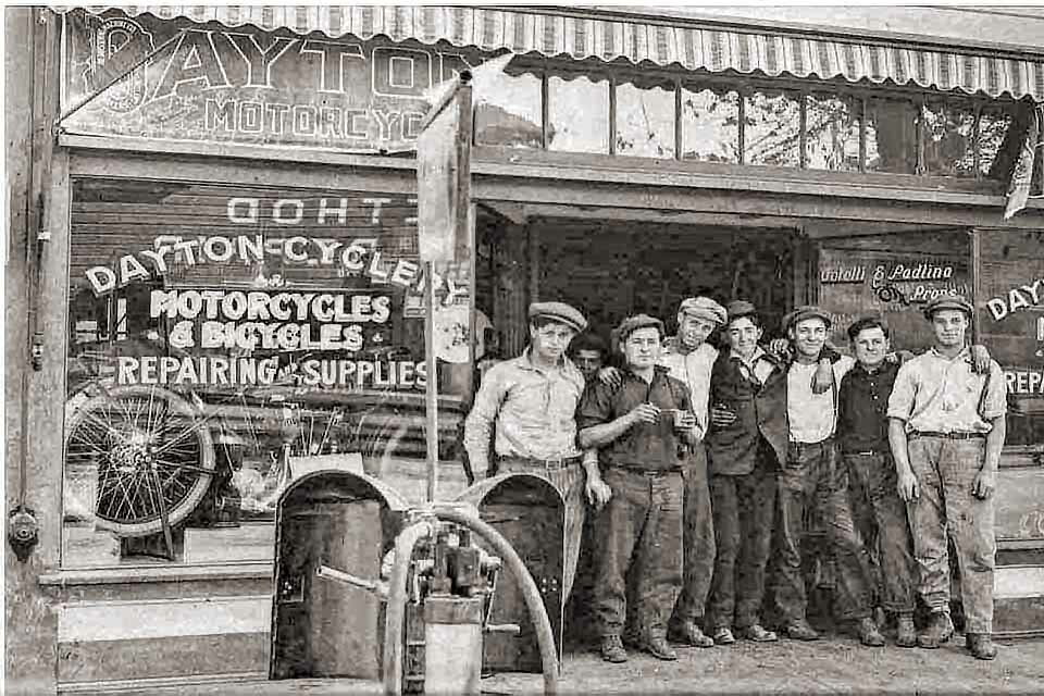 10 S. Center St. - Dayton Cyclery 1915 Dayton Motorcycle